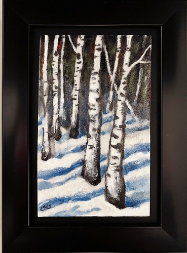 Click to view detail for LM-020 Snow Shadows 5.25x3.25 $350